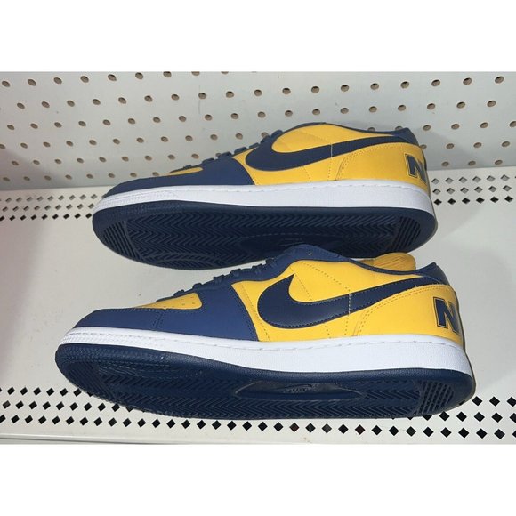 Nike Terminator Low OG Michigan Mens Leather Basketball Shoes Size 9 FJ4206-700 main image 8
